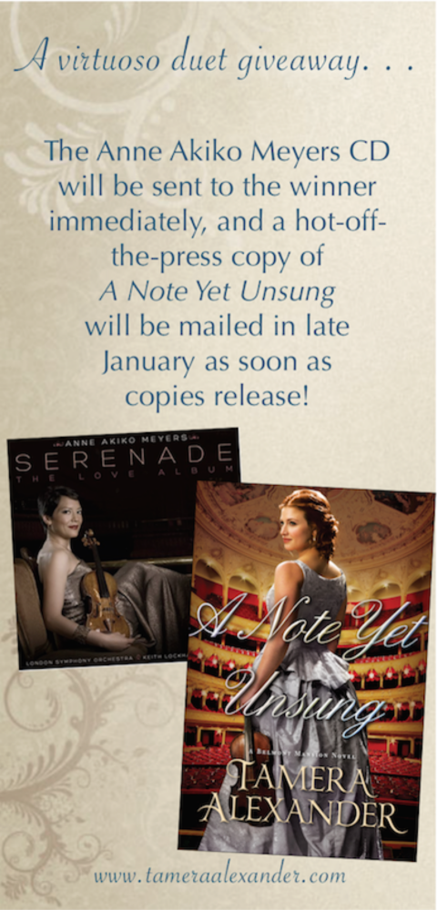 NOVEMBER 2016 Congrats to Janet Schlabach who won a CD and A Note Yet Unsung