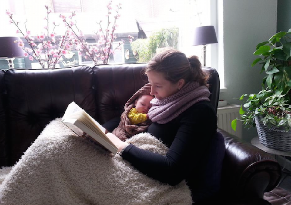 A reader friend in The Netherlands (reading To Whisper Her Name)