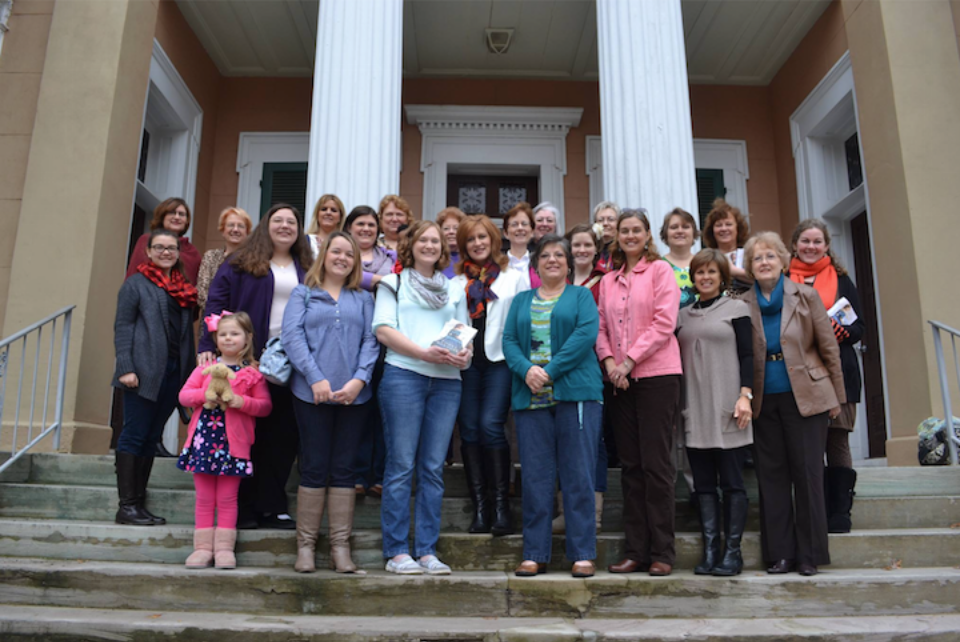 I had the pure pleasure of meeting a group of women from the Granny White Church of Christ at the Belmont Mansion for a quick visit followed by the "A Lasting Impression Tour." What a joy!