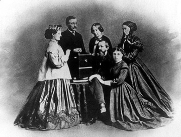 General William Giles Harding, his wife Elizabeth McGavock Harding (center), their son John Jr., daughters Selene (L), Mary (R), and cousin Lizzie (bottom R)