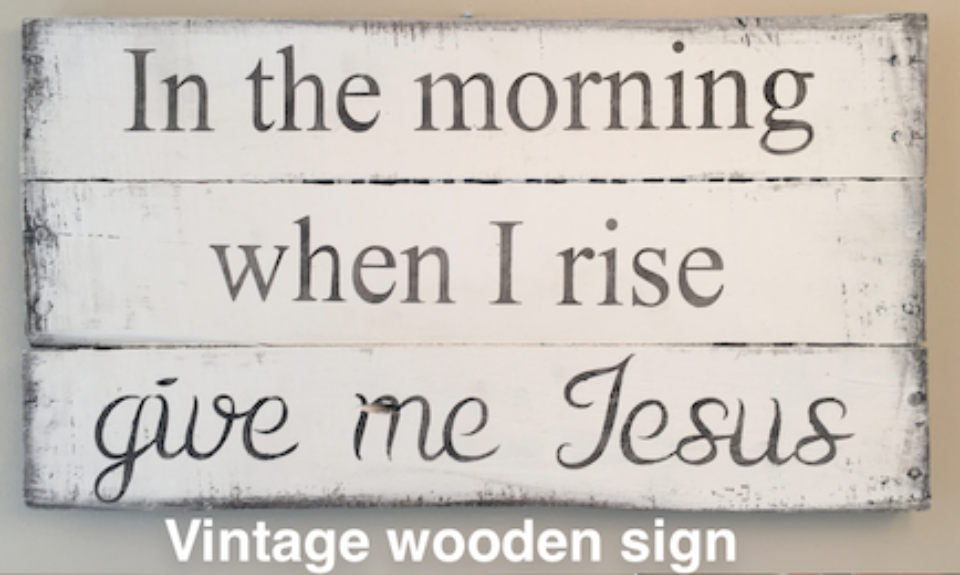 Congrats to Bonnie Franks who won a vintage sign—the same sign that hangs in my bathroom (Love this song!)
