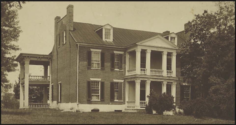 Front view of the home (image courtesy of Battle of Franklin Trust)