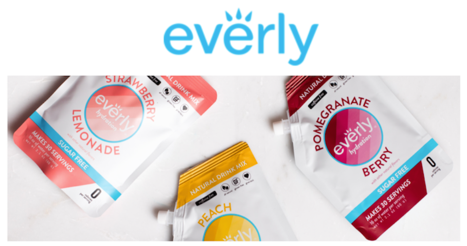 Congrats to Paula Shreckhise and Stacy Slater who each won a packet of EVERLY WATER, one of my favorite ways to stay hydrated! CLICK THE PIC to check out Everly for yourself—and to get $5 off your first order!