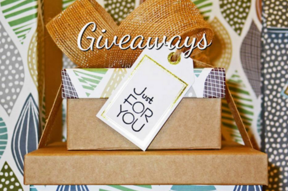 Another great giveaway coming soon . . .